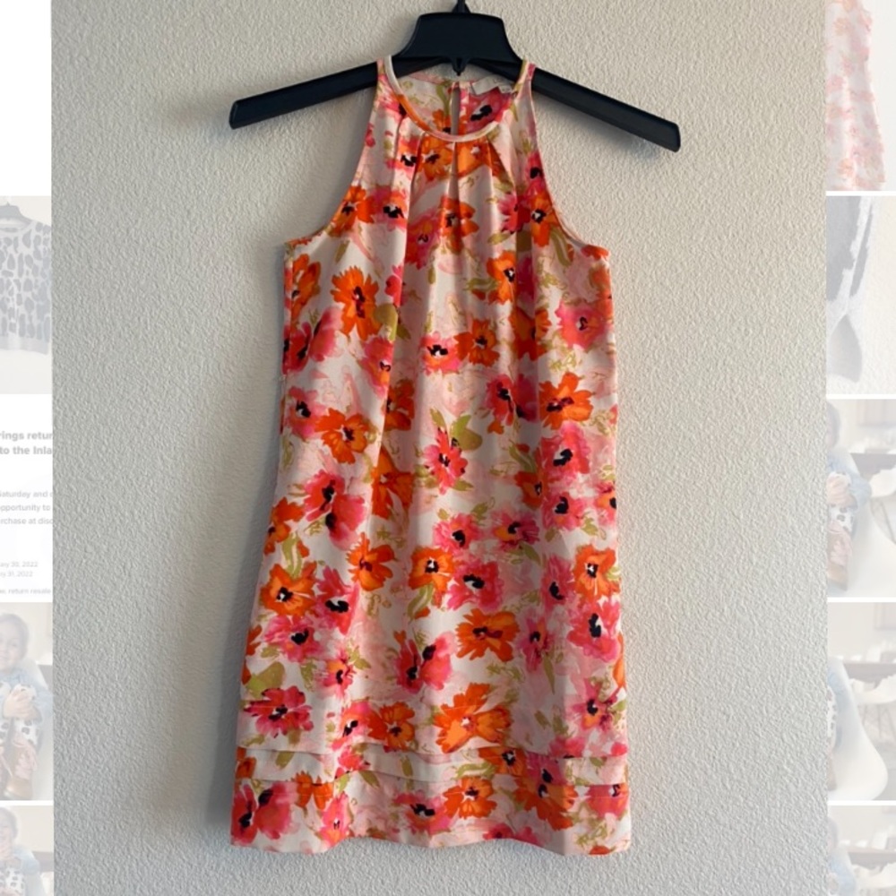 Loft Ann Taylor 0 petitions dress floral